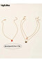 Pack of 3 - Girls Multi-Color Pendant Necklaces - 8