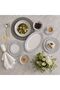 Oasis Bloom 32 Piece New Bone China Dinner Set -serves 6, Blue, Dinner Sets - 7