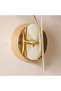 Cecilia Wall Bracket-Ceramic+Metal-D60xH120xW60-Golden-With 2 Year , Indoor Wall Lights - 2