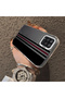 Samsung Galaxy A12/M12 Compatible High-Quality Stylish Vertical Stripe Pattern Hard Case, Shock Protection - 2