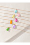 Pack of 7 - Girls Multi-Color Gummy Bear Pendant Necklaces - 2