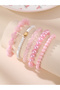 Pack of 5 - Girls Multi-Color Beaded Bracelets