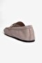 Women's Suede Ballerina Square Toe Loafer Sena Beige - 4