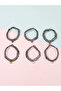 Pack of 6 - Girls Multi-Color Butterfly Charm Choker Necklaces - 2