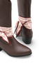 Vela Luce Women's Scarf Detail Western Boots 0012899 Brown Skin - 5