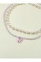 Pack of 2 - Girls Multi-Color Pearl and Butterfly Pendant Necklaces - 6