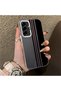 Samsung Galaxy A36/A56 Compatible High-Quality Stylish Vertical Stripe Pattern Hard Case, Shock Protection