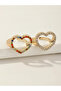 Girls Set of 2 - Embellished Heart Shaped Ring - 7