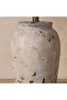 Milena Ceramic Table Lamp - 40Cm, Grey, L 34 x W 34 x H 40 cm, Ceramic, Linen - 4