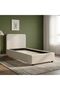 Maxillux Recta 90X200 Upholstered Kids Bed With Usb-beige, Engineered Wood, Fabric - 3