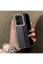 Redmi 13/13X Compatible High-Quality Stylish Vertical Stripe Pattern Hard Case, Impact Protection
