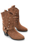 Gemma Vita Women's Western Boots 0012727 Brown Suede - 2