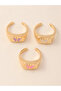 Girls Set of 3 - Butterfly Rings - 6