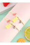 Pack of 2 - Multi-Color Gummy Bear Charm Woven Bracelets - 2