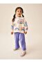 Patterned Girls' Cotton Top and Bottom Set