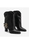 Vollex Belt Detailed Women's Stylish Heeled Boots - 3