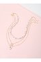 Pack of 3 - Girls Multi-Color Butterfly and Pearl Pendant Necklaces - 3