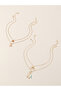Pack of 4 - Girls Multi-Color Pendant Necklaces with Multi Charms - 2