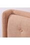 Maxillux Tuft 120X200 Upholstered Kids Bed With Usb-peach Pink, Engineered Wood, Fabric - 8