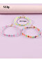 Pack of 3 Girls Multi-Color Floral Choker Necklaces - 4