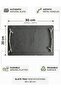 Natural Stone Slate Serving Tray With Arborization Handle (Grey), Platter, Cheese Board, Charcuterie Boards for Cheese, Meats, Appetizers, Dried Fruits - Display Chalkboard 30x20 CM - 2