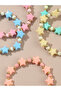 Pack of 7 - Girls Multi-Color Pastel Star Beaded Bracelets - 2