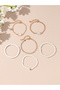 Pack of 6 - Girls Multi-Color Butterfly Beaded and Link Bracelets