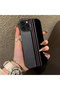 iPhone 12 Pro Max Compatible High Quality Stylish Vertical Stripe Pattern Hard Case, Impact Protection