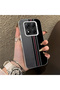 Poco X7 Compatible High-Quality Stylish Vertical Stripe Pattern Hard Case, Impact Protection