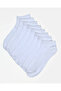 Men White Plain Socks Value Pack (10 Pairs)