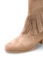 Adara Alma Women's Tasseled Western Boots 0012726 Mink Suede - 7