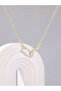 Interlocking Ring Pendant Necklace - 5