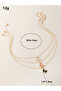 Pack of 3 - Girls Multi-Color Butterfly Pendant Necklaces - 4