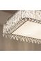 Nasrin LED Dimmable Ceiling Lamp With Remote - 110Cm Chrome, Acrylic, Stainless Steel - 3
