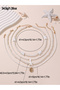 Pack of 4 - Girls White Pearl and Charm Necklaces - 4