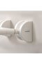 Folding Shower Seat - White, Acrylic, Corner Shelf, Bathroom Fixture Accessory - 2