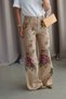 Floral Patterned Wide Leg Jeans - 6