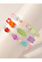 Pack of 3 - Girls Multi-Color Beaded Bracelets with Multi Charms