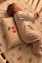 Cherry Cotton Linen Baby Waist Support Pillow Breastfeeding Support Pillow Crib Cushion 15X30 cm