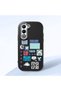 Oppo A5 4G/5G Compatible Shock-Absorbing Camera Protected Black Silicone Case