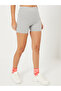 Solid Elastic Waistband Core Cycling Shorts