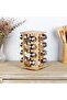 Loretta 16 Piece Bamboo Spice Rack Set NaturalH CmMl, Wood And Bamboo, Spice Racks And Jars