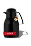 Helios Flask 1.0 Liter Top Black, Glass, PS, L 16.5 x W 13 x H 26 cm - 6