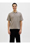 Beige Jacquard Polo - 8