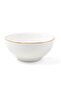 Royal Orchid New Bone China Embossed Veg Bowl – 11cm, White, Loose Crockery - 2