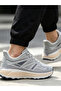 Unisex Grey Textile Lace-Up Sports Sneakers - 4