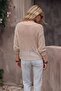 Oversize Boat Neck Blouse Sweater Ecru - 4