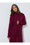 Set of 3 - Ribbed Knit Top, Cardigan and Pants - 4