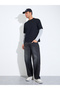 Black Graphic Print Crew Neck Oversized T-Shirt - 2
