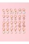 Girls Set of 12 - Butterfly Hoop Earrings - 2